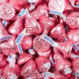 Pink Candy Kisses 1lb (approx. 100 pcs) - Milk Chocolate Roses