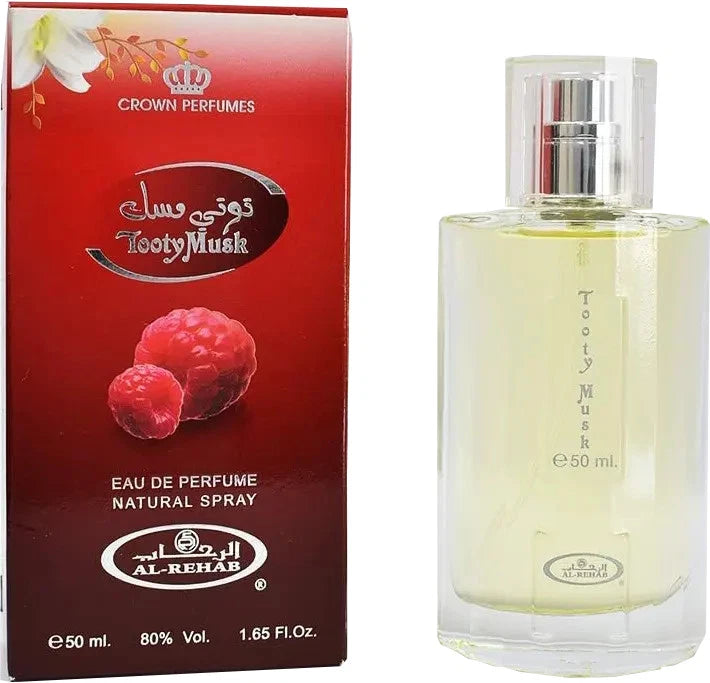 Al Rehab Tooty Musk Eau de Parfum Spray for Unisex, 1.65 Fl Oz (50 ml) EDP