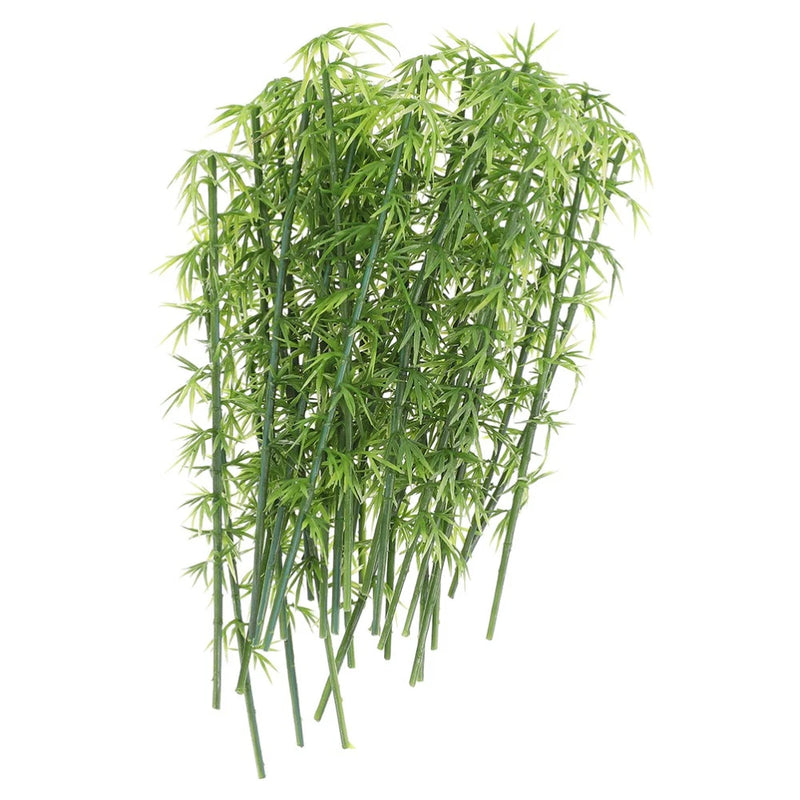 40X Miniature Bamboo Trees Artificial Bamboo Plant Micro Landscape Model Green Plant