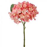 Cream And Pink Dried Look Hydrangea Pick Artificial Flower Hydrangea