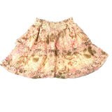 Show Me Your Mumu Shae Skirt in Hydrangea Blooms Size Large Blush Pink Fairy Hydrangea