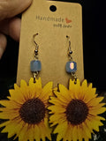 Sunflower Wooden Earrings Handmade Sunflower