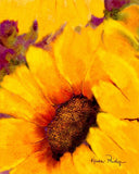 ACEO ATC Art Print ÒSun SeekerÓ Sunflower Flowers Art Card Artist Trading Card Sunflower