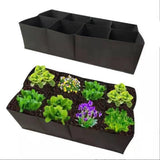 Garden Planting Bag Multi-gird Felt Growing Bag Rectangle Planting Nursery Pot Garden Plants