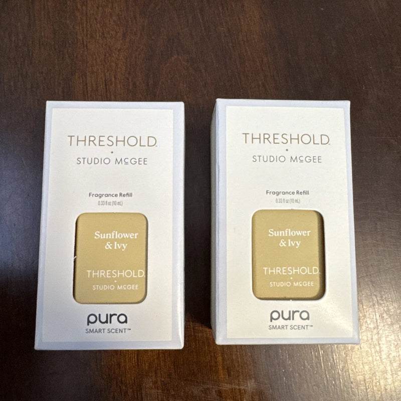 Lot Of 2 Pura Fragrance Refill Sunflower and Ivy Threshold Studio McGee Sunflower