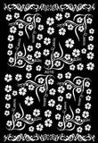 Daisy Flower Blossom Branches Nail Sticker Vinca Primrose  Lace Geometric LineS Daisies