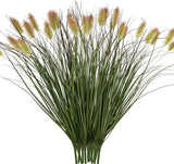 Artificial Grass, Fake Grass, Artificial Shrubs, Wheatgrass Cattails Fake Grass Green Plant