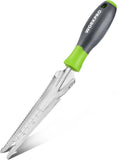 Hand Weeder Puller, 5-In-1 Stainless Steel Garden Trowel with Soft Handle, Garde Garden Plants