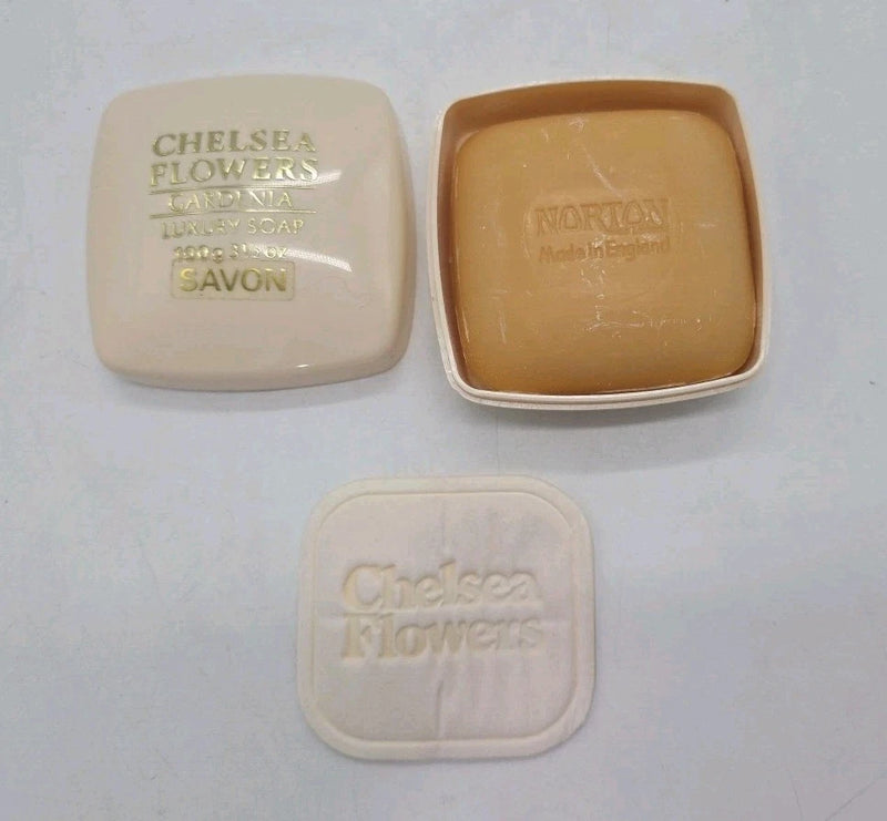 Savon Chelsea Flowers Luxury Bath Soap Gardenia 100g Norton Made In England Carnation