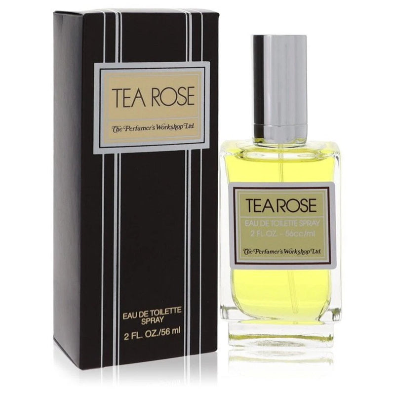 Tea Rose by Perfumers Workshop Eau De Toilette Spray 2 oz (Women) EDT