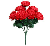 Red 7-4" Peony 20" Bush Silk Flower Home Wedding General Decors DIY Craft Art US Peony