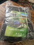iPower  10 Gallon Grow Bags | 5 Pack | Garden Planting Nonwoven Fabric Pots Garden Plants