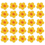 50 Pcs Mini Daisies Flower Sew on Patches, Flower Appliques Patches, Yellow Daisies