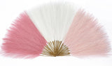 60 Pcs Pampas Grass, 17.7" Pink Pampas Grass Decor, Faux Pampas Grass Home Decor Pampas Grass