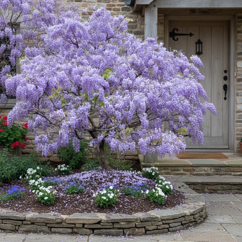 15 Purple Wisteria Seeds Ð Vigorous Climbing Vine with Fragrant Blooms Flowering Plants