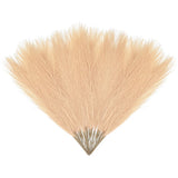 30 PCS Khaki 17 Inch Artificial Faux Pampas Grass Bulk Vase Filler Boho Pampas Grass