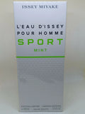 Issey Miyake L'eau D'issey Pour Homme Sport Mint 3.3oz 100ml NIB Limited Edition EDT
