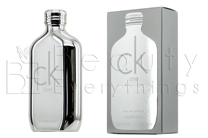 CK One Platium by Calvin Klein 3.4oz / 100ml EDT Spray NIB Sealed For Unisex EDT