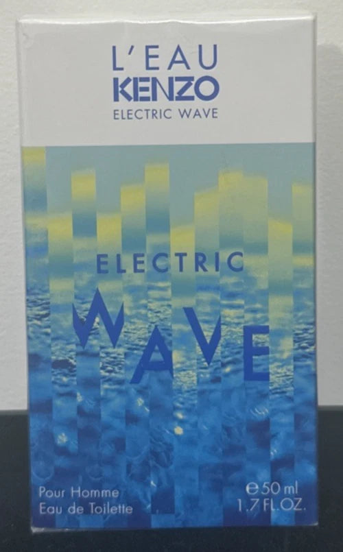 L'EAU Kenzo "Electric Wave" for Him 50ml/1.7oz, EDT Spray, Rare, Discontinued EDT