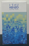 L'EAU Kenzo "Electric Wave" for Him 50ml/1.7oz, EDT Spray, Rare, Discontinued EDT