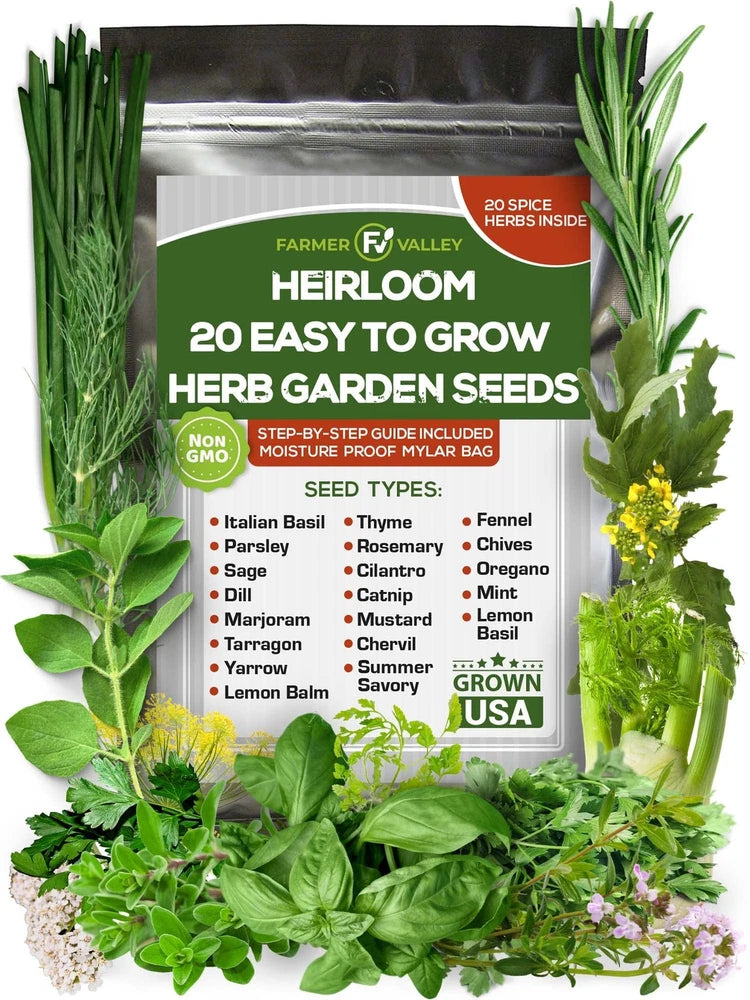 20 Easy to Grow Spice and Herb Seeds for Home Gardening - Kitchen & Culinary ... Garden Plants