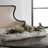 Potted Faux Artificial Plant Realistic Green Succulent in Container Home Decor Green Plant