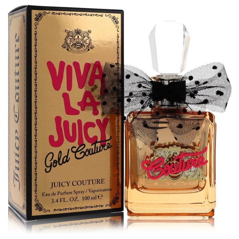 Viva La Juicy Gold Couture by Juicy Couture Eau De Parfum Spray 3.4 oz (Women) EDP