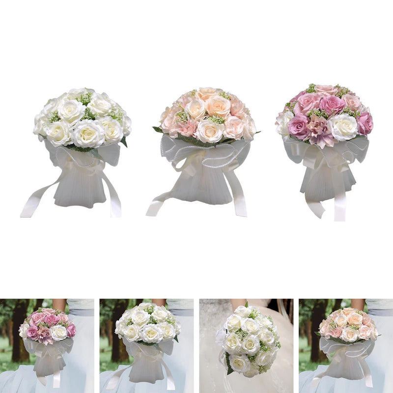 Bride Bridesmaid Wedding Bouquet Bridal Holding Wedding Bouquet Wedding Throw Bouquet