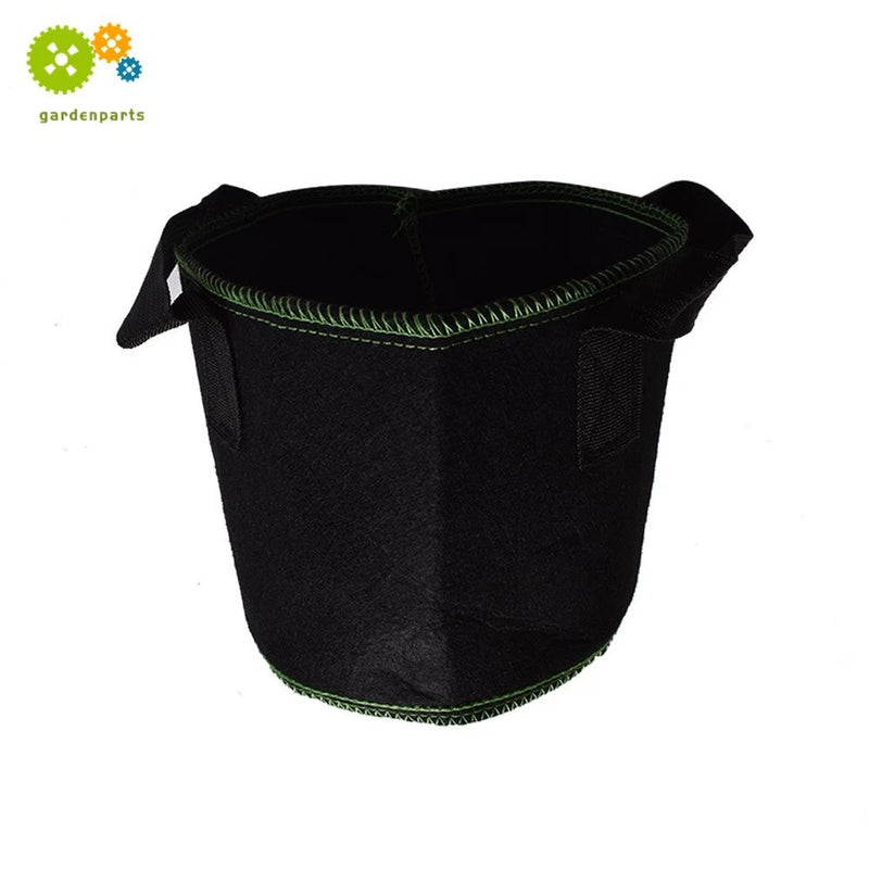 Nursery Pot Planting Growing Bags Fabric Soil For Garden Plant 7 Gallon 5Pcs Garden Plants
