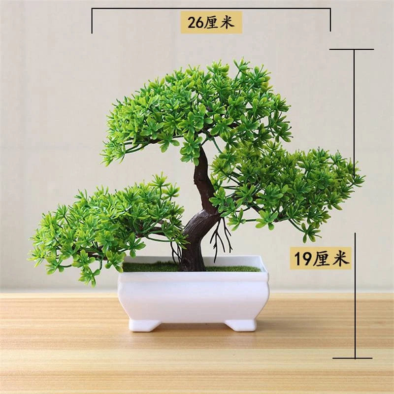 Straw Ball Creative Small Tree Bonsai Flower Home Decorative Simulation Plant Green Plant