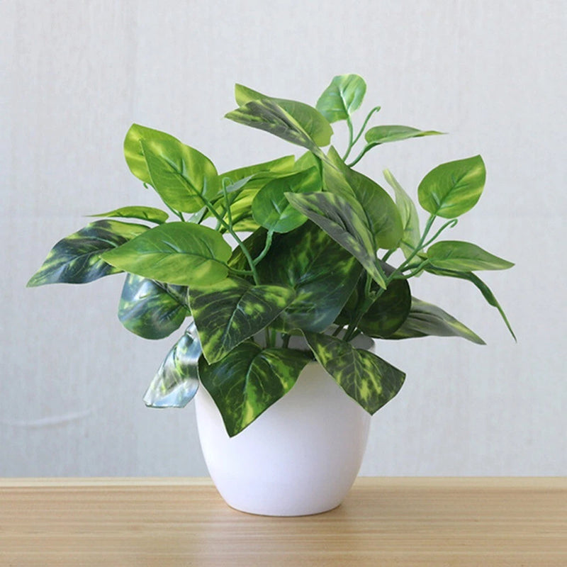 Artificial Plants Bonsai Flower Fake Bonsai Decoration Home Office Decor Green Plant