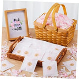 Biodegradable Confetti, Dried Hydrangea Flower Petals with Throw 55 Pink White Hydrangea