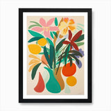 Lilies Flower Illustration 3 Art Pr Framed Wall Art Poster Canvas Print Picture Lily