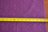 By 1/2 Yd, Purple Calico on Black Quilt Cotton/RJR/Jinny Beyer Palette/4002,B761 Flowering Plants