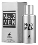 NO. 2 MEN Perfume EDP By Maison AlHambra 80ML Top Rich Niche Fragrance Parfum__ EDP