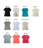 Member's Mark Ladies Essential Short Sleeve V-Neck Tee Roses