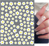 Nail Art Stickers Transfers Decals Spring Summer Daisy Daisies Flowers (ME92) Daisies