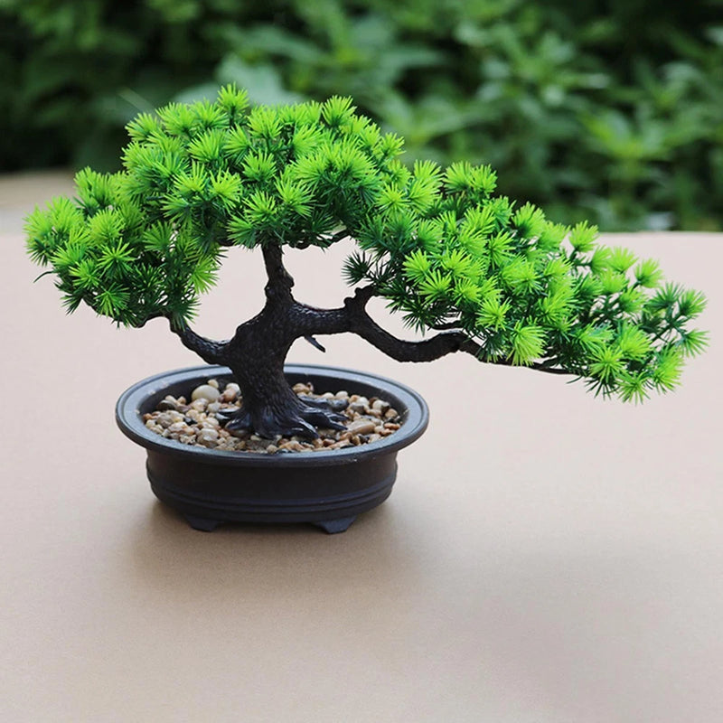 Artificial Plants Greenery Bonsai Garden Decoration Table Centerpiece Ornament Green Plant