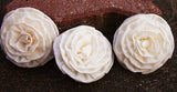 9 Classic Rose with curl Dense Pedal Artificial Sola Wood Flower 8 cm Dia. Carnation