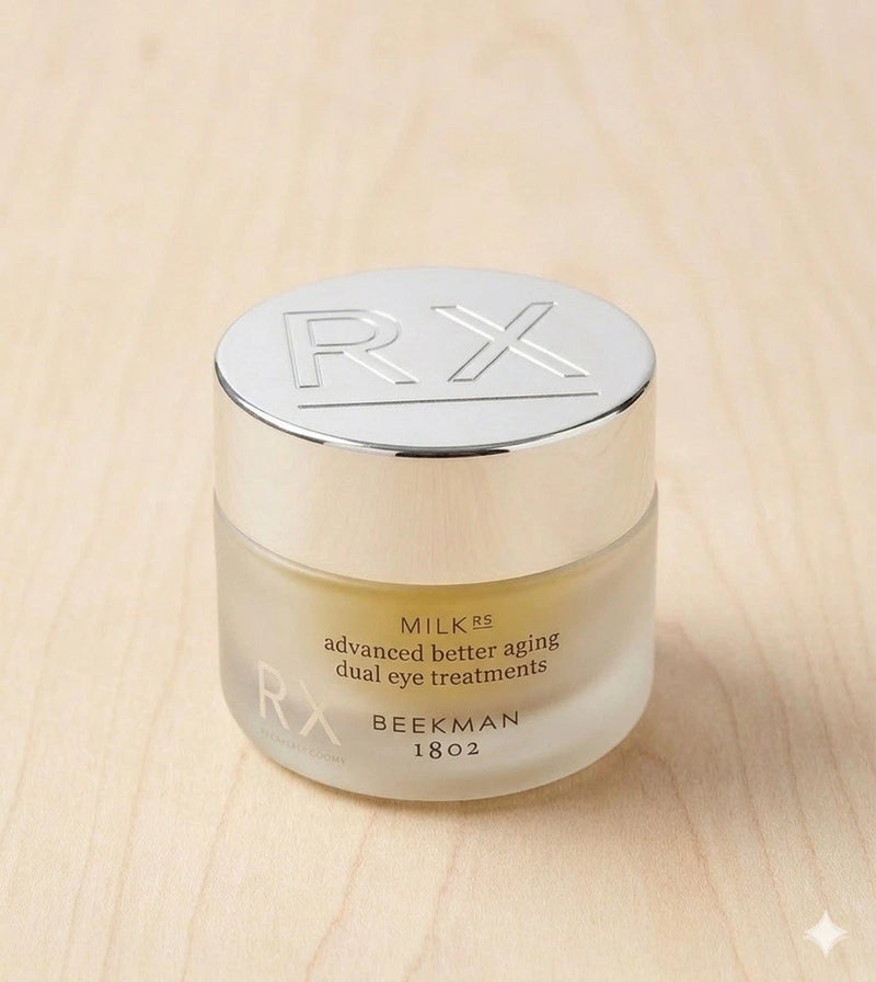 NEW  Beekman 1802 Milk RX Advanced Dual Eye Treatments Bouquet