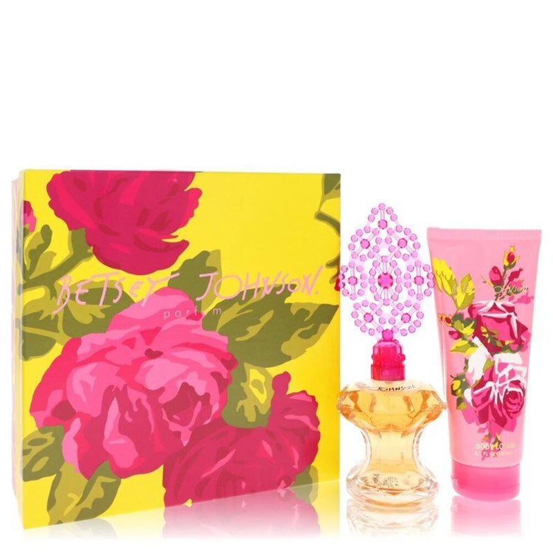 Betsey Johnson by Betsey Johnson Gift Set -- 3.4 oz Eau De Parfum Spray + 6.7 oz EDP