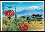 Tanzania 1993 - Glory Lily, Flowers - Souvenir Stamp Sheet - Scott #1049 - MNH Lily