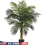 Lifelike Tropical Faux Plant Home Office Decor Easy Maintenance Indoor Greenery Green Plant