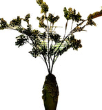 3 Pottery Barn Long Faux Silk Leafy Branch Stems 45Ó Green Plant