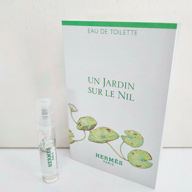 HERMES Un Jardin Sur Le Nil Eau de toilette mini Spray Fragrance, 2ml, NEW! EDT