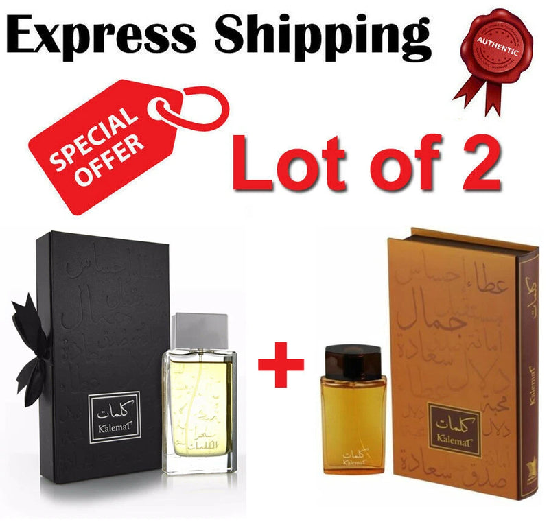 Bundle of Kalemat & Sehr Al Kalemat Sprays by Arabian Oud -Free Express Shipping EDP