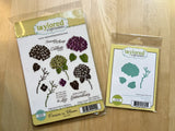 Taylored Expressions Forever in Bloom Rubber Stamp Set & Hydrangea Blooms Die Hydrangea