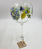Ginology Hydrangea Flower Cocktail Glass 24 Ounce Hydrangea