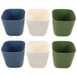 6 Pcs Small Flower Pots Plant Plastic Planting Container for Garden Plants