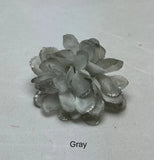 12 Small Sparkle 2" Flower Heads Solid  Wholesale Hair Bows Crafts Daisies